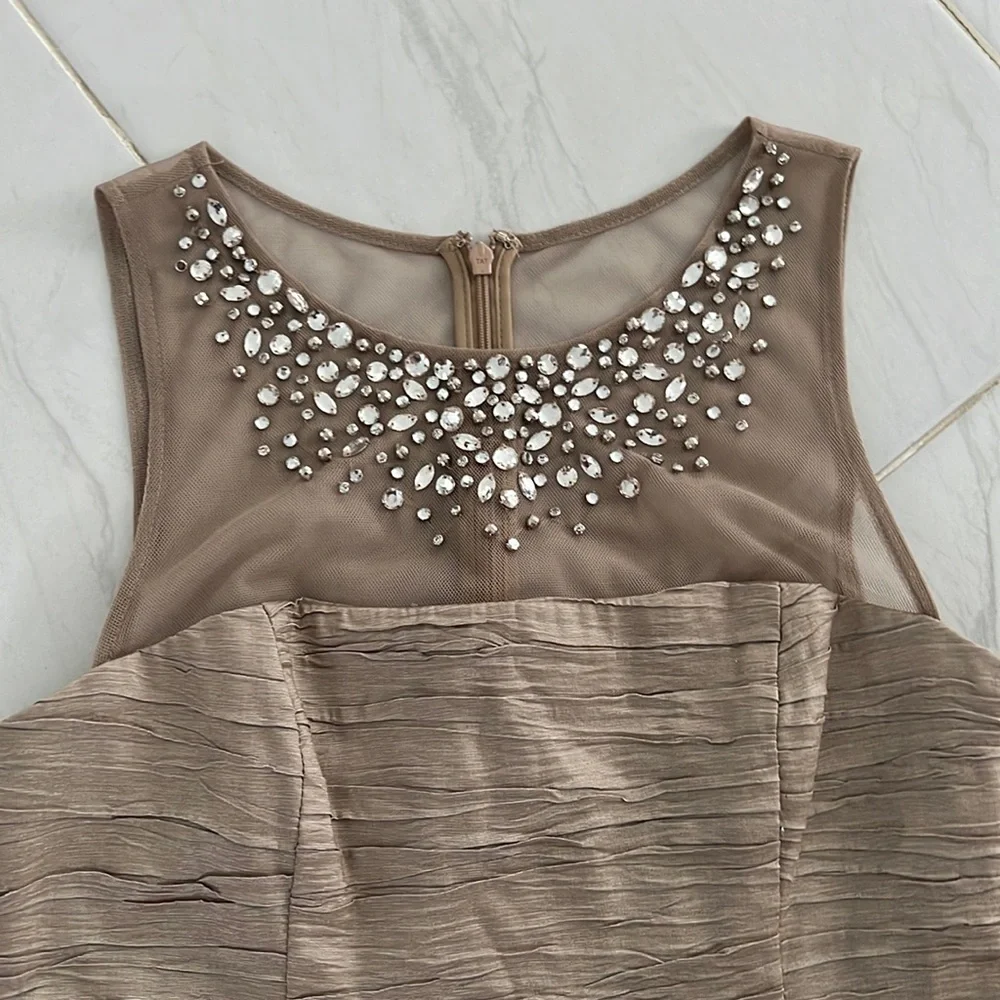 Eliza J womens Metallic Sheath Dress - Picture 2 of 8